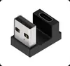 Tipo c adaptador usb 3.1 adaptador lightning interface plugue magnético macho adaptador extensão cotovelo