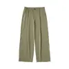 Jie Zhan Calça de Trabalho Masculina Boxyfit Elástica Plissada 2026 Primavera/Verão Tendência Japonesa Retrô Casual para Homens