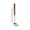 Espátula de Nogueira Cogumelo Aço Inoxidável 304 Transfronteiriça Utensílios de Cozinha Domésticos Espátula de Cozinha Colher para Sopa Hot Pot Espátula de Cozinha
