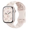 Lindo Corte de Hueso con Huella de Pata de Perro de Silicona Adecuado para Apple iWatch 10ma Generación Correa de Silicona Apple Watchs