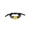 Pulseira Naruto Sharingan Unissex Trançada Acessórios Periféricos de Anime Estilo Casal Pingente Substituível