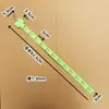 5.5 Modelos 63cm Verde Plástico Moldado por Injeção Espessado 12 Penduráveis Supermercado Material PP Tiras Penduráveis Gancho Embalagem