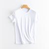 Camiseta deportiva de secado rápido para mujer, camiseta de manga corta, venta al por mayor, camiseta blanca de secado rápido para mujer, camiseta casual ajustada coolmax de algodón Xinjiang