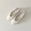 Zapatos de Ballet Redondos con Lazo Estilo Francés para Mujer, Novedad Verano 2026 Versátiles de Punta Redonda Sin Cordones Mary Jane