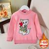 [Liquidación] Nuevos Estilos de Tops para Niñas de Invierno y Primavera/Otoño, Suéteres de Punto Base Versión Coreana, Ropa de Otoño/Invierno