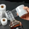 Película de sellado para botellas de vino, película de sellado para tarros de vino, película antifugas para vino viejo, película estirable antienvejecimiento y antivolatilización para envolver la boca de la botella.