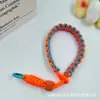 Lanyard Tejido Popular Europeo Transfronterizo Ajustable para Teléfono Estilo Ins Simple Pulsera Corta Gruesa Antiperdida