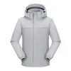 Jaquetas corta-vento e quentes para outono e inverno para homens e mulheres, espessadas com fleece ultrassuave, adequadas para roupas de trabalho e atividades ao ar livre, resistentes à água, disponíveis para pedidos personalizados e atacado