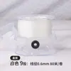 Hilo Blanco para Ensartar Perlas, Manualidades de Cuentas Diy, Cordón para Ensartar Pulseras de Cuentas Pequeñas, Hilo para Perlas