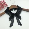 Fabricantes de cuellos bordados solubles en agua especializados en la producción de todo tipo de cuellos postizos para ropa de mujer Accesorios de tendencia Joker ropa de cuello postizo cincel