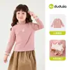 69.9 por Cualquier 3 Artículos Camiseta de Manga Larga para Niños Dudu Camiseta Básica de Otoño para Niños Ropa Infantil de Moda para Niñas