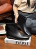Novas Botas Curtas Estilo Coreano Outono e Inverno 2026 com Zíper nas Costas, Botas Finas Planas Confortáveis e Versáteis, Botas de Cano Curto, Botas Simples, Botas Martin para Mulheres