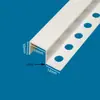 Mesa Lateral de un Solo Lado con Forma Especial, Tablero de Yeso de PVC, Ranura para Manualidades de Techo, Mesa Lateral de un Solo Lado, Tira de Unión de Plástico con Ranura en Forma de U