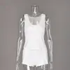 Pijama de Dos Piezas para Mujer con Top sin Mangas de Encaje Hueco Redondo y Shorts, Estilo Nuevo Transfronterizo Europeo y Americano 2026, Ropa de Casa