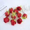 Atacado do Fabricante Cabeças de Flores de Rosa Búlgara Buquês Amarrados à Mão para Fazer Coroas de Flores Design de Arranjo Floral de Casamento Flores de Simulação