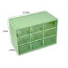 Caja de Almacenamiento de Cajones de Escritorio Jiugongge Transparente al por Mayor Cajón de Almacenamiento Escritorio Joyería Cosméticos Caja de Almacenamiento