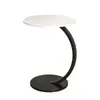 Estante de Almacenamiento de Mesita de Noche de Moda Mesa Redonda Pequeña Mesa Lateral Simple para Sofá de Casa Mesa de Café Gabinete de Mesita de Noche Dormitorio Minimalista Moderno