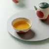 En el Bosque, Regresando a los Pinos: Juego de Té Kung Fu "Todo Sale Bien" con Diseño de Caqui Pintado a Mano, Una Tetera y Una Taza, en una Caja de Regalo de Alta Gama