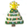 Diapositivas para zapatos de decoración navideña, árbol de Navidad, Papá Noel, muñeco de nieve, caucho blando de PVC, nuevos accesorios navideños