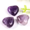 Venta transfronteriza Europa y Estados Unidos Amazon piedra natural no porosa corazón 20*10mm cristal rosa amor amatista fabricantes suministro