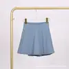 Saia Curta Lulu com Shorts de Yoga Embutidos, Saia de Secagem Rápida para Mulheres, Saia Esportiva de Tênis, Roupa Fitness Anti-Exposição para Mulheres