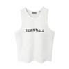 Essentials Hhh Marca Americana de Moda de Rua High Street Letras no Peito Camiseta Casual Solta Névoa Regata Camisa Básica para Homens