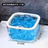 Caixa Organizadora para Cápsulas de Lavar Roupa Caixa de Armazenamento para Detergente de Lavar Roupa Balde com Tampa de Abertura por Pressão Caixa de Armazenamento Selada para Cápsulas de Lava-Louças