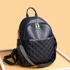 Bolsa de cuero suave casual de moda para mujer al por mayor de fábrica mochila de viaje ligera para damas mochila escolar moderna para estudiante universitario