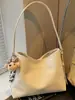Bolsa Casual da Moda com Personalidade, Novo Estilo Primavera 2026, Textura Simples, Bolsa de Ombro Único Transversal, Bolsa Tote de Nicho Feminina
