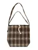 Bolso Cruzado de Hombro de Cuadros Retro Nuevo Otoño/Invierno 2026, Bolso Tote de Estilo Mori Artístico Perezoso para Viajes de Negocios de Mujeres