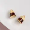 [Serie de Café de Desayuno Parisino] Colgante de Croissant de Grano de Café DIY Goteando Aceite Colgante Accesorios para Joyería DIY