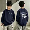 Sudadera con forro polar para niño, elegante ropa de otoño para niños, nuevo modelo 2026, suéter para niño, top de camiseta de manga larga para bebés y niños pequeños