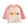 Nueva camiseta básica para niños, de manga larga, cálida, individual, para niños y niñas, jersey de primavera, otoño e invierno, ropa de otoño para niños.