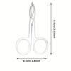 Pinça Multifuncional de Liga de Zinco para Sobrancelhas e Pelos, Pinça para Depilação de Sobrancelhas e Barba, Ferramenta de Pinça para Remover Pelos