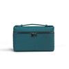 Bolsa para Lonchera LP con Patrón de Avestruz de Piel de Vaca de Primavera Bolsa Cosmética Portátil de Gama Alta Bolso de Cuero Genuino para Mujer Bolso de Hombro Cruzado para Teléfono Móvil