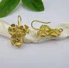 Acessórios para joias DIY ganchos de brinco de crisântemo de cobre puro acessórios para brincos molde reverso de 18 mm acessórios de cobre atacado
