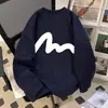 Sudadera de cuello redondo para hombre de marca moderna estilo americano, nuevo modelo otoño e invierno 2026, holgada, casual, versátil, top tipo jersey sin capucha para hombre