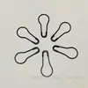 Etiqueta de pin calabaza tienda de ropa etiqueta pin de hebilla broche pin fijo ropa grande clip de papel de seguridad para niños