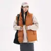 Chalecos de Calidad de Marca de Moda para Parejas, Chalecos Unisex para Hombres y Mujeres, Suministro Físico para Ropa de Grupo, Algodón Plumón, Forro Polar
