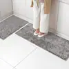 Alfombrilla de Cocina Resistente a Manchas de Chenilla de Seda Brillante, Felpudo para Puerta de Baño, Felpudo de Secado Rápido, Alfombra Antideslizante para Entrada de Baño