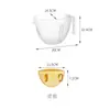 Nuevo producto: Taza medidora de plástico con escala, Taza batidora de huevos de gran capacidad, Bol para colar huevos, Bol para lavar arroz y verduras