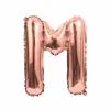 Balão de Letra em Inglês de 16 Polegadas Dourado Ouro Rosa Prata Filme de Alumínio Festa de Aniversário Fabricante Atacado Festa de Letras