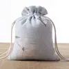 Fabricante de Sacos de Linho com Cordão para Artesanato, Embalagem e Armazenamento de Presentes de Grãos de Café, Sacos de Algodão e Linho