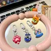 Chaveiro Cartoon Zootopia Judy Nick Bolsa de Menina Pingente Doce Donut Presente para Melhor Amigo Casal