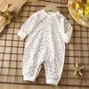 Mameluco para Bebé Algodón Puro Categoría a Ropa para Primavera y Otoño para Recién Nacidos Ropa de Gateo de Manga Larga para Bebé Niño y Niña Ropa para el Hogar Pijamas