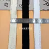 Fornecimento Direto da Fábrica de Fita de Renda com Borlas Bilaterais Preta e Branca Acessórios para Roupas Sapatos e Chapéus Femininos Têxteis para Casa Acessórios DIY