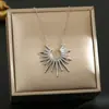 Europa y Estados Unidos transfronterizo súper ventas collar de cuerpo completo de acero de titanio para mujer sensación de alta calidad temperamento chapado 18K cadena de clavícula joyería no se decolora