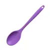 Cuchara para Sopa de Silicona Reforzada con Núcleo de Metal, Resistente a Altas Temperaturas, Mango Largo, Utensilios de Cocina para el Hogar, Al por Mayor en Stock