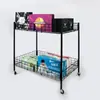 Estante flotante estante de sushi plegable carrito puesto de postres puesto de hielo raspado móvil para exteriores