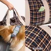 Nido de Coche a Rayas Retro para Mascotas, Completamente Desmontable y Lavable, Soporte Suave, Relleno Completo, Nido de Coche Universal para Mascotas para Todas las Estaciones